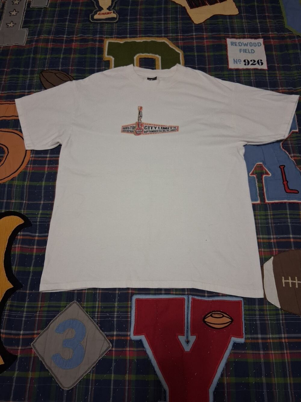 Vintage 2007 Austin City Limits Music Festival Lineup T-Shirt Mens Large